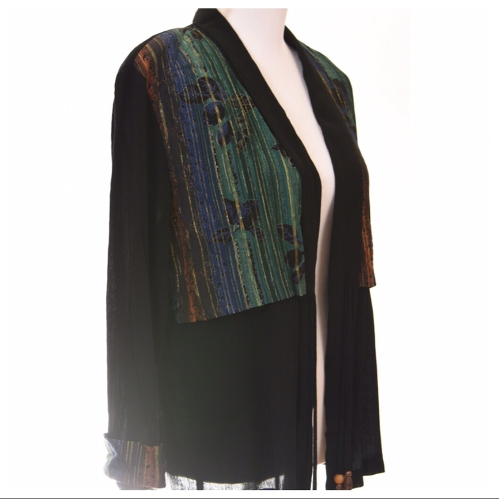 Vintage Sharon Anthony African Inspired Cardigan - Picture 6 of 8